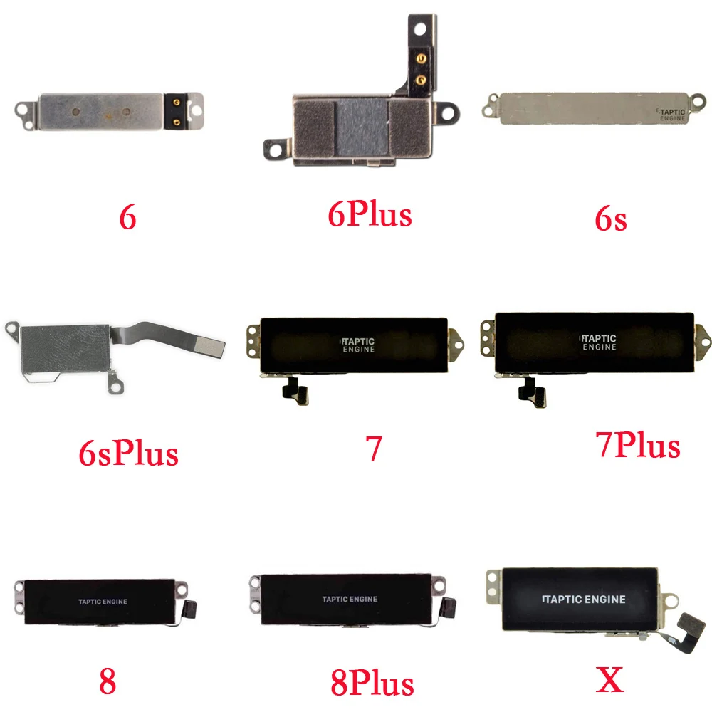 Сменный модуль вибратора двигателя Taptic, совместимый с iPhone 6, 6p, 6s, 6sp 7, 7p 8 Plus X
Сменный модуль вибратора двигателя Taptic, совместимый с iPhone 6, 6p, 6s, 6sp 7, 7p 8 Plus X