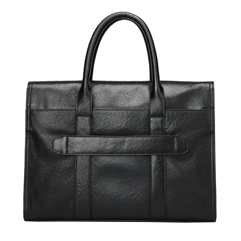 New Men's Handbag Leather Business Commuter Briefcase Large Capacity Laptop Bag Men's Casual Business Office Bag
New Men's Handbag Leather Business Commuter Briefcase Large Capacity Laptop Bag Men's Casual Business Office Bag