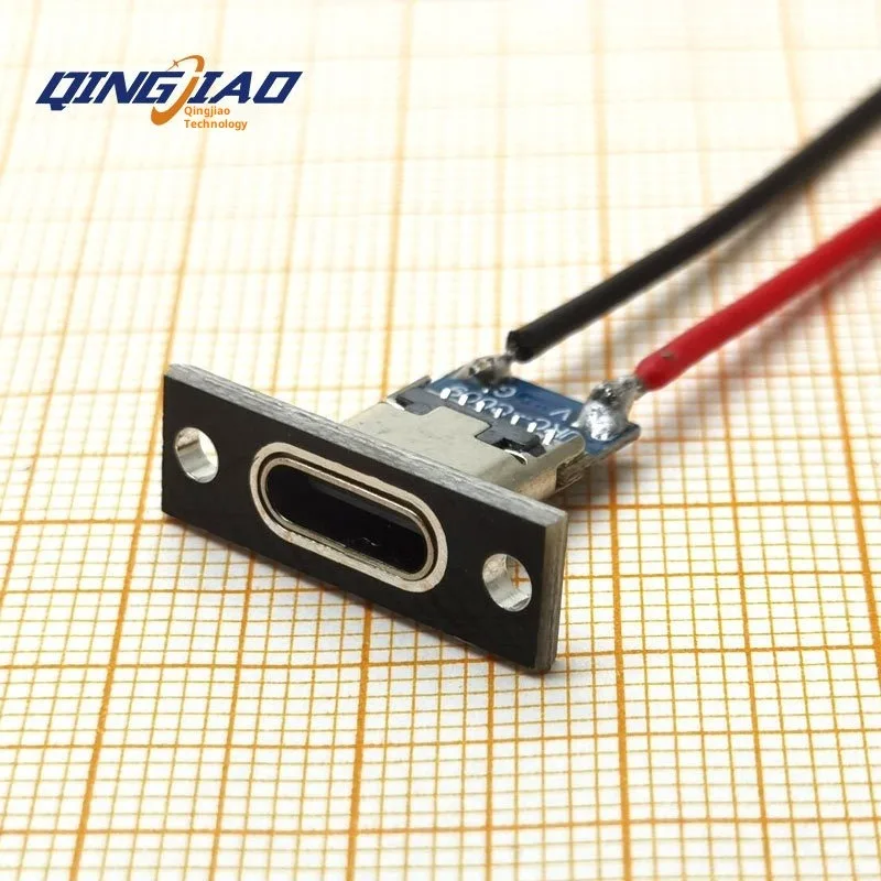 10pcs USB Type C Female Socket Solder Pigtail Screw Fixing Plate USB3.1 2Pin 4Pin Charging Port Panel Mount for Power Bank
10pcs USB Type C Female Socket Solder Pigtail Screw Fixing Plate USB3.1 2Pin 4Pin Charging Port Panel Mount for Power Bank