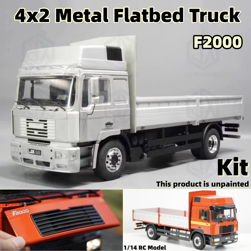 4X2 Flatbed Truck F2000 With Unpainted KIT Version Aluminum Alloy Doors Openable For 1/14 Tamiya RC Man Trailer Tipper DIY Parts
4X2 Flatbed Truck F2000 With Unpainted KIT Version Aluminum Alloy Doors Openable For 1/14 Tamiya RC Man Trailer Tipper DIY Parts