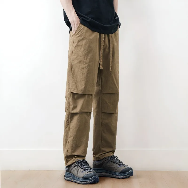 Casual Men's Baggy Cargo Pants Straight Elastic Waist Trousers Big Pocket Pleated Design Youth Hip Hop Sweatpants Streetwear
Casual Men's Baggy Cargo Pants Straight Elastic Waist Trousers Big Pocket Pleated Design Youth Hip Hop Sweatpants Streetwear