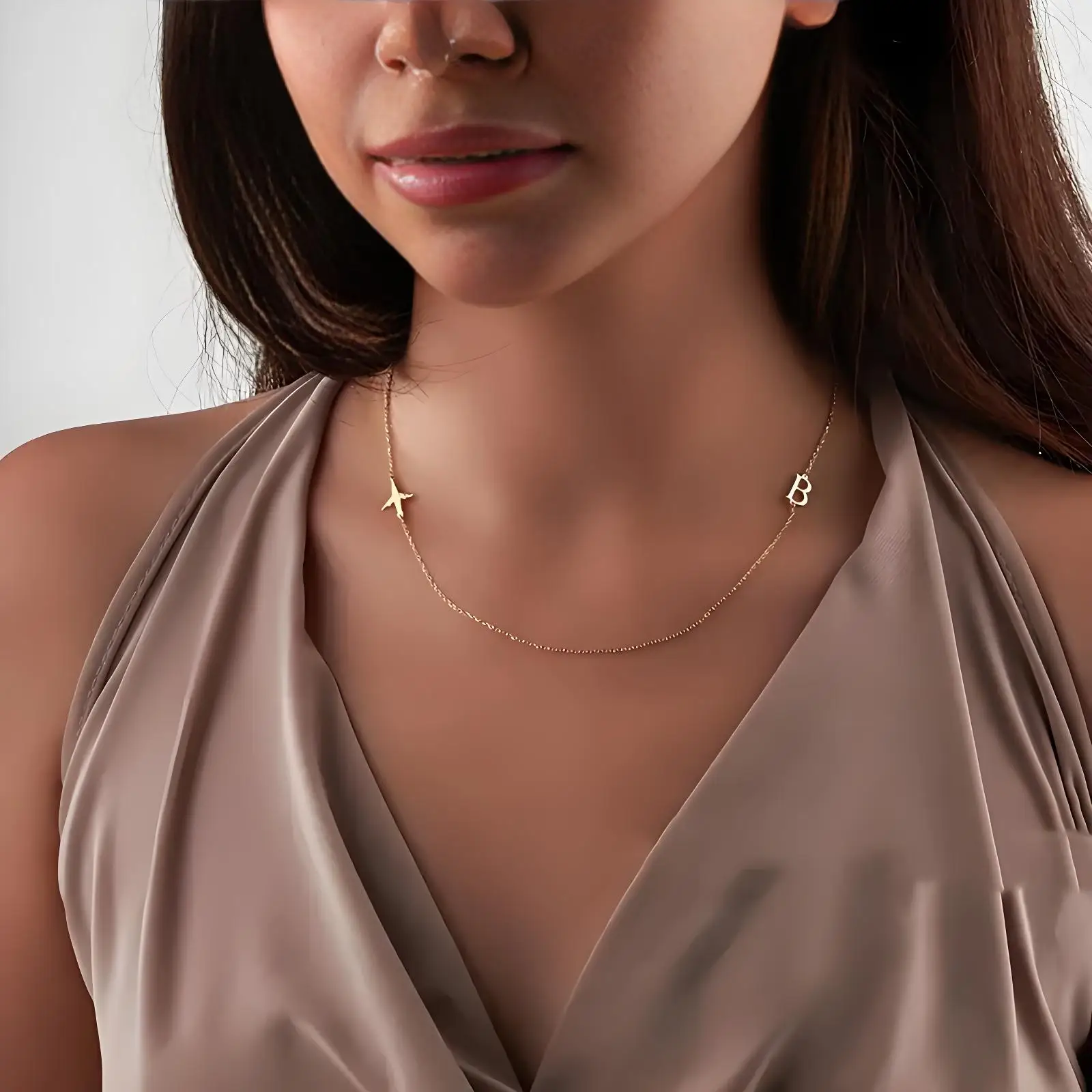 Персонализированное позолоченное ожерелье с именем самолета, подвеска с буквами на заказ 1–3 имени, изящный ювелирный подарок для женщин
Персонализированное позолоченное ожерелье с именем самолета, подвеска с буквами на заказ 1–3 имени, изящный ювелирный подарок для женщин