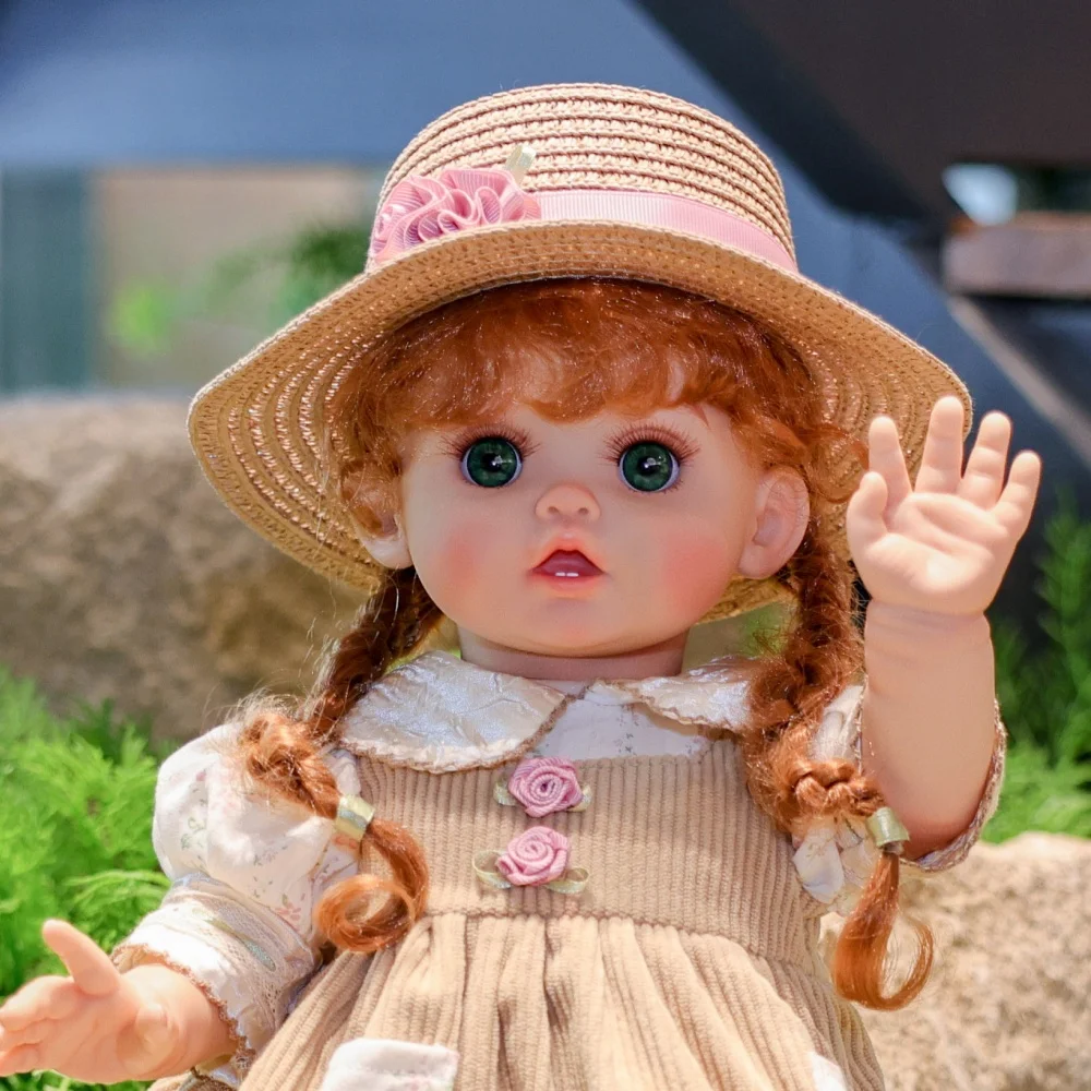 Cloveray 18 inch Full Body Vinyl Realistic Reborn Doll Cute Countryside Style Vinyl Doll High-quality Handmade Toy Kid Xmas Gift
Cloveray 18 inch Full Body Vinyl Realistic Reborn Doll Cute Countryside Style Vinyl Doll High-quality Handmade Toy Kid Xmas Gift