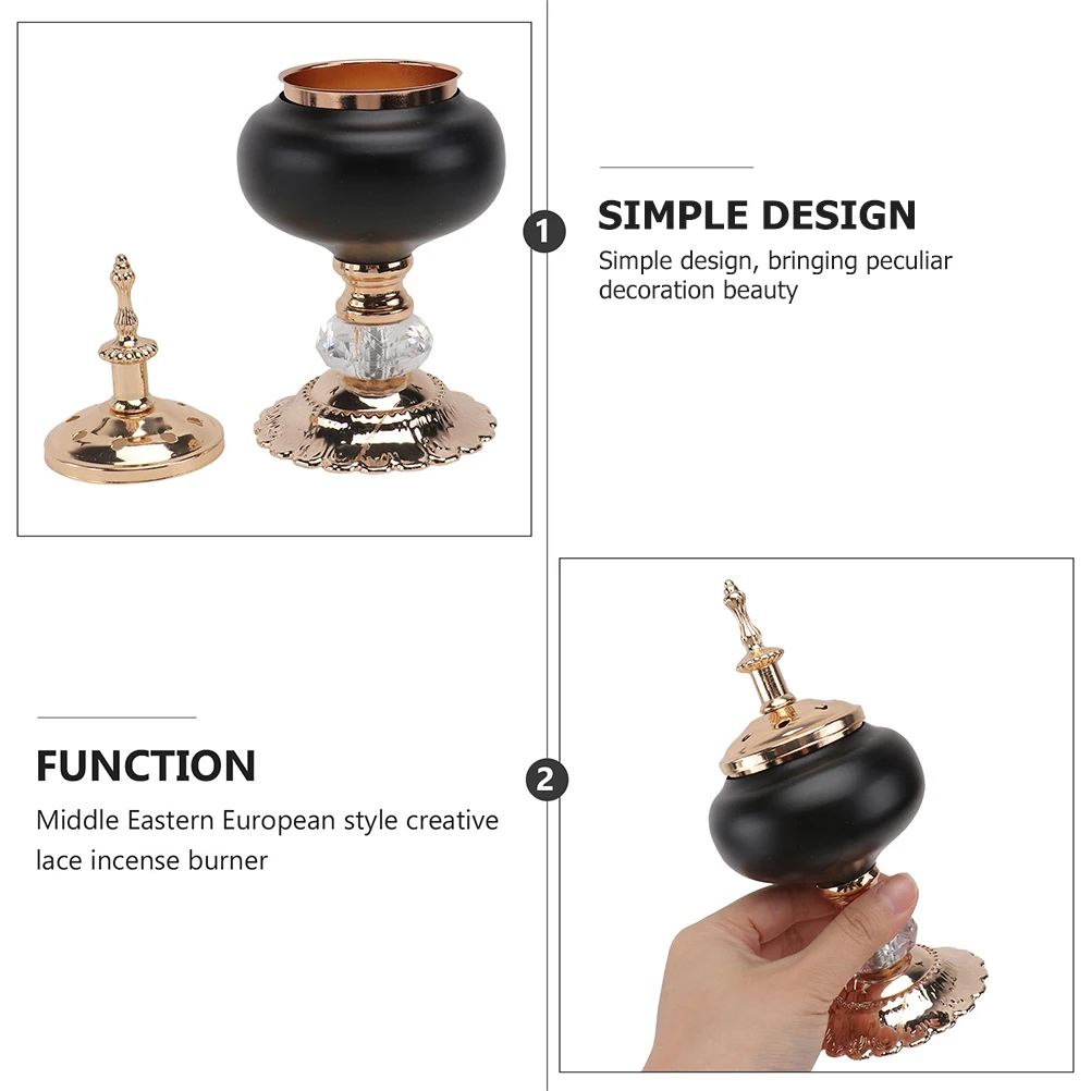 2 European Style Iron Incense Burners Hollow C Holders Home Decor Cone Stove Yoga Sauna Bedroom
2 European Style Iron Incense Burners Hollow C Holders Home Decor Cone Stove Yoga Sauna Bedroom