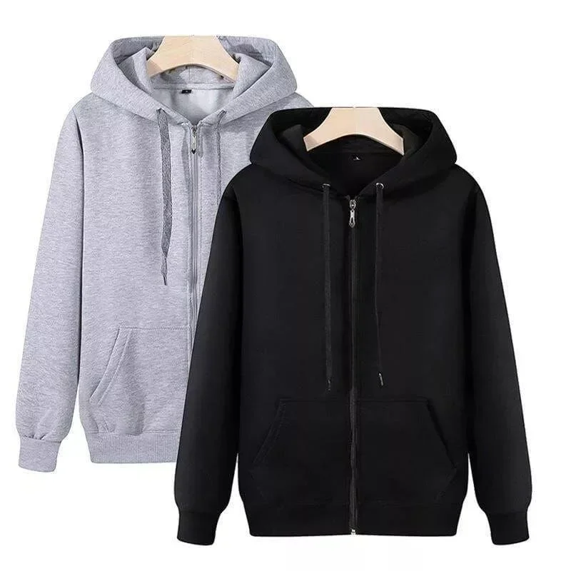 Solid Color Zipper Hoodies Autumn Winter Men Women Casual Loose Comfortable Long Sleeve Hoodie Jacket Fleece Zipper Jacket
Solid Color Zipper Hoodies Autumn Winter Men Women Casual Loose Comfortable Long Sleeve Hoodie Jacket Fleece Zipper Jacket