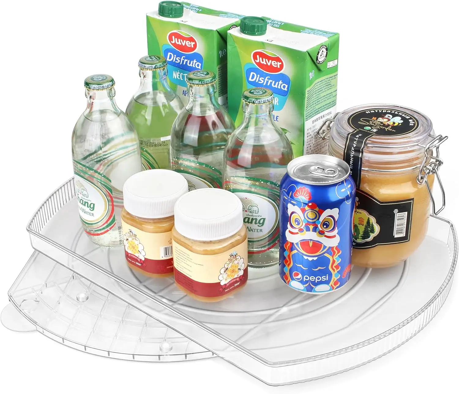 Lazy Susan Turntable for Refrigerator, Square Turntable Organizer for Fridge Cabinet, Pantry, Countertop (15.3" x 11.1" Recta
Lazy Susan Turntable for Refrigerator, Square Turntable Organizer for Fridge Cabinet, Pantry, Countertop (15.3" x 11.1" Recta