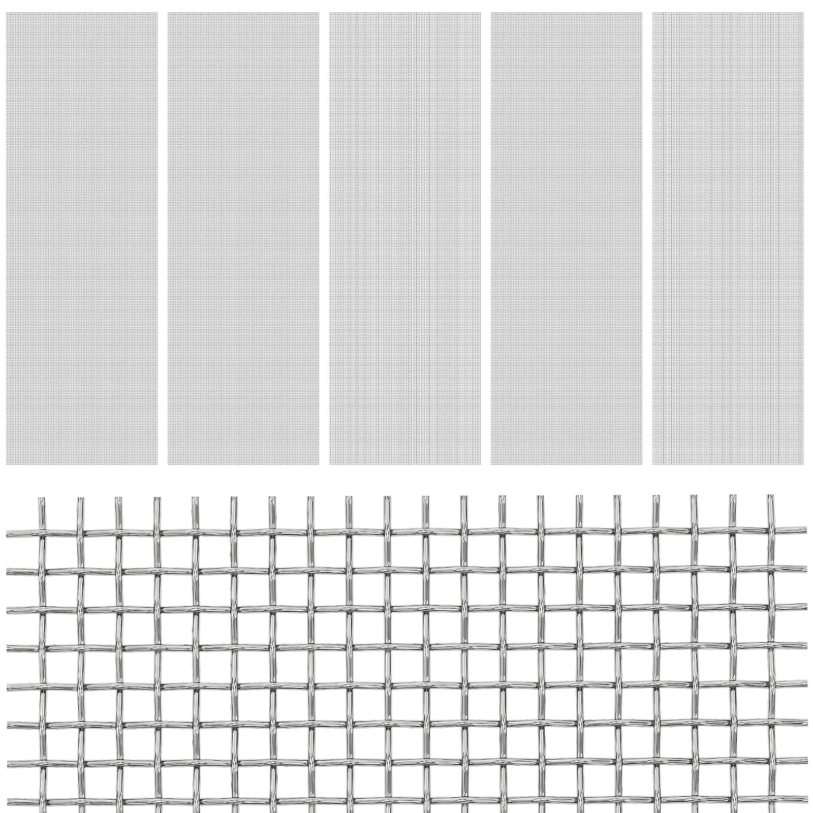 5pcs Car Bumper Repair Mesh Stainless Steel Wire Mesh For Automotive Plastic Welding Diy Tool Kit Vehicle Accessory
5pcs Car Bumper Repair Mesh Stainless Steel Wire Mesh For Automotive Plastic Welding Diy Tool Kit Vehicle Accessory