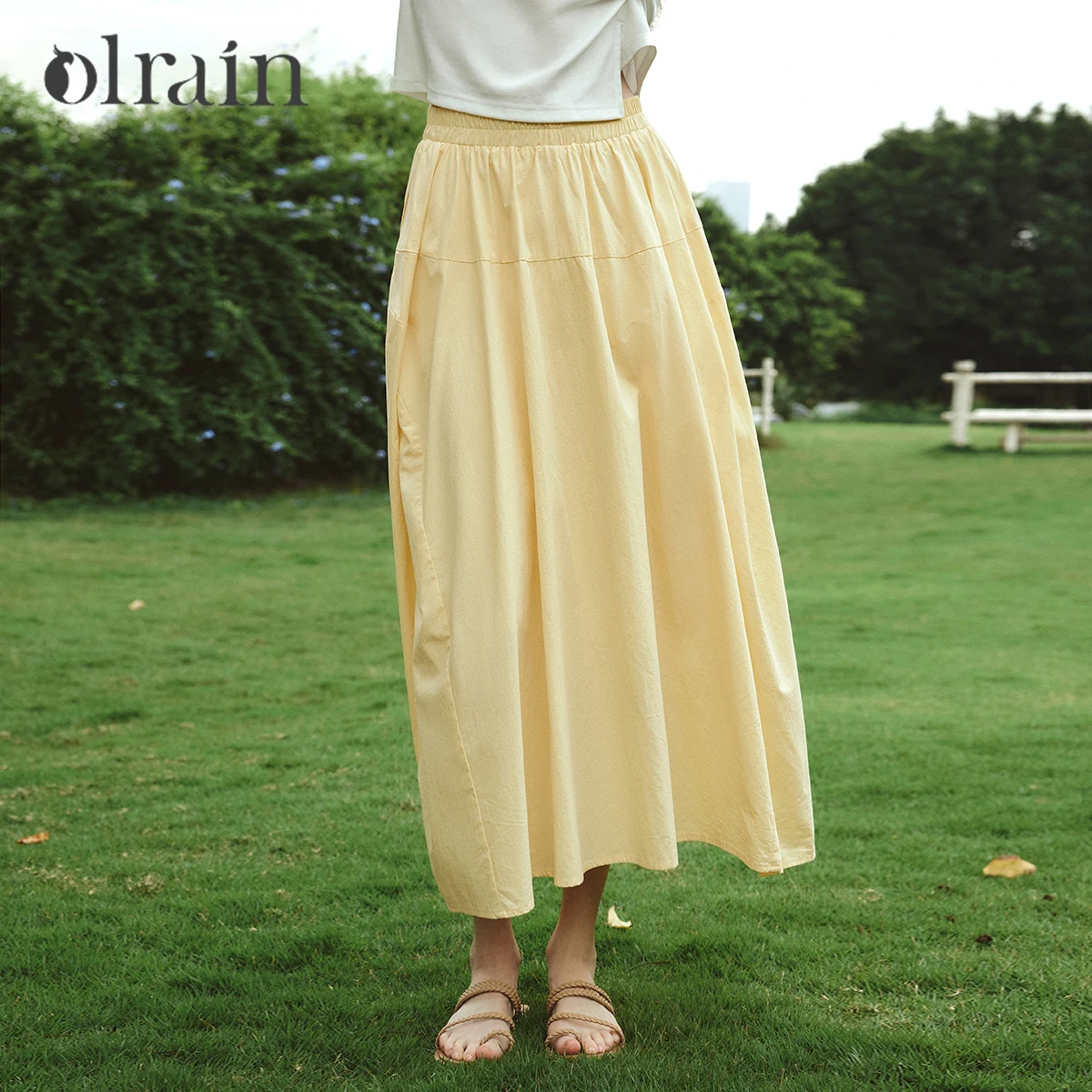OLrain Women Elastic High Waist A-line Bud Balloon Maxi Skirt Summer 2026 New Elastic High Waist Casual Loose Skirt O58XB005618
OLrain Women Elastic High Waist A-line Bud Balloon Maxi Skirt Summer 2026 New Elastic High Waist Casual Loose Skirt O58XB005618