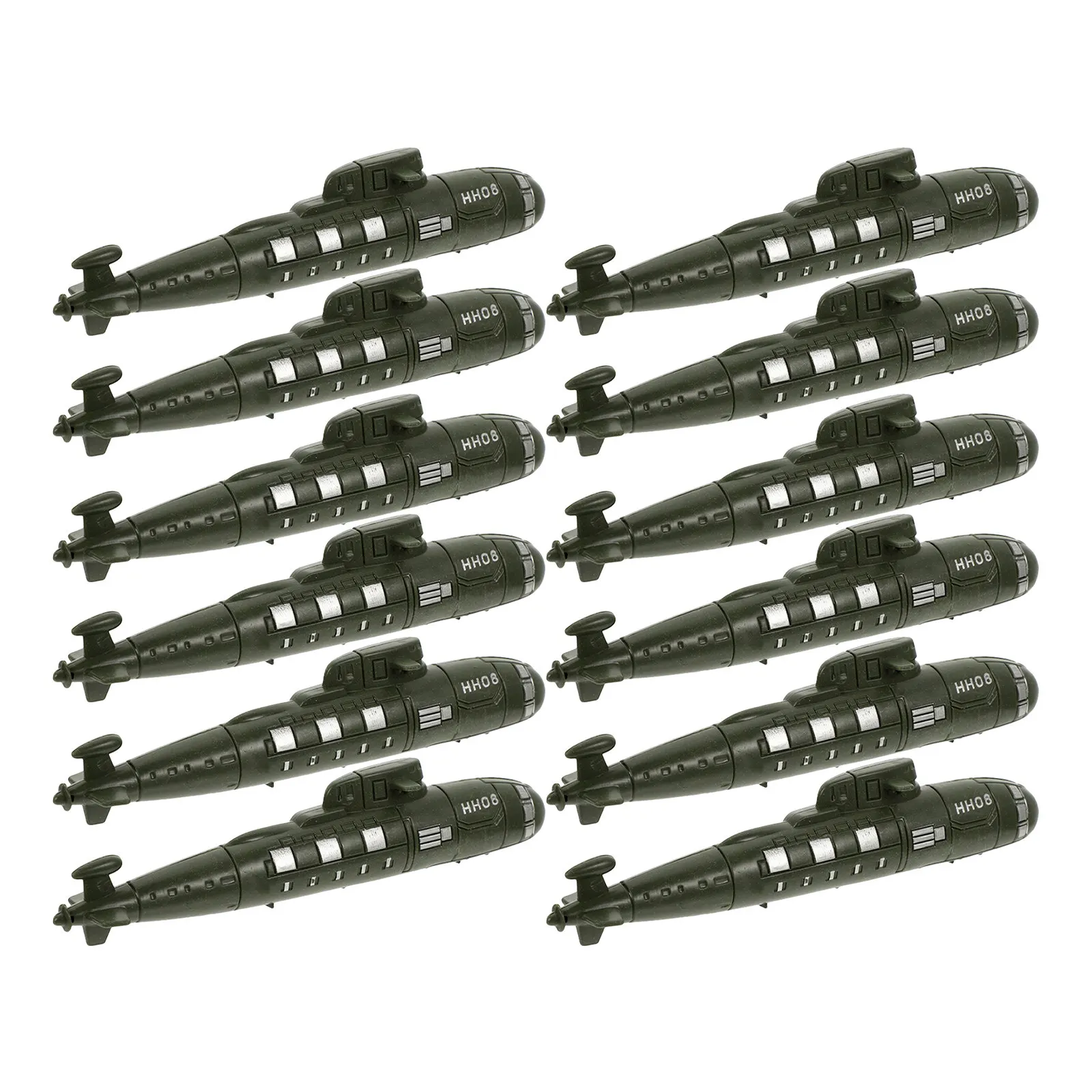 12Pcs Military Submarines Decor Retro Style Compact Submarines for Desktop Sand Table Landscaping Realistic Navy Statue
12Pcs Military Submarines Decor Retro Style Compact Submarines for Desktop Sand Table Landscaping Realistic Navy Statue