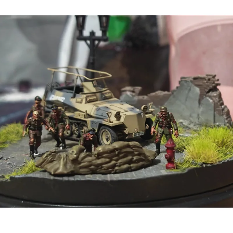 Масштабная модель 1:72, 5 шт. фигурок из смолы: немецкие солдаты-зомби, игрушки-куклы, аксессуары для DIY-сцен, коллекционные фигурки, подарки для фанатов
Масштабная модель 1:72, 5 шт. фигурок из смолы: немецкие солдаты-зомби, игрушки-куклы, аксессуары для DIY-сцен, коллекционные фигурки, подарки для фанатов
