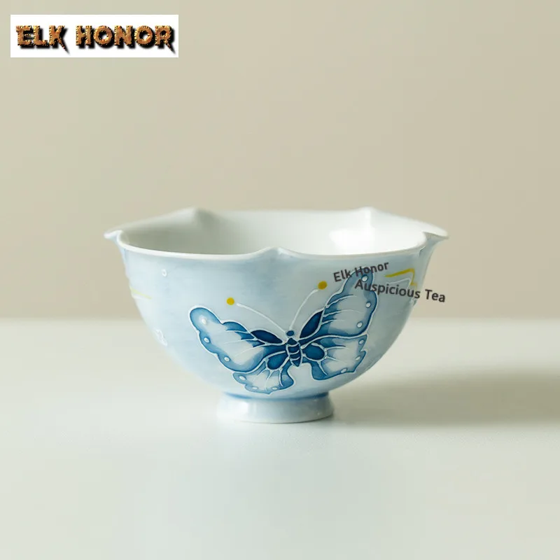 90 мл ручная роспись бабочка с высокой ножкой, креативная чайная чаша, кувшин, индивидуальная чашка для дегустации чая, чашки Chazhan Master, чайные сервизы
90 мл ручная роспись бабочка с высокой ножкой, креативная чайная чаша, кувшин, индивидуальная чашка для дегустации чая, чашки Chazhan Master, чайные сервизы
