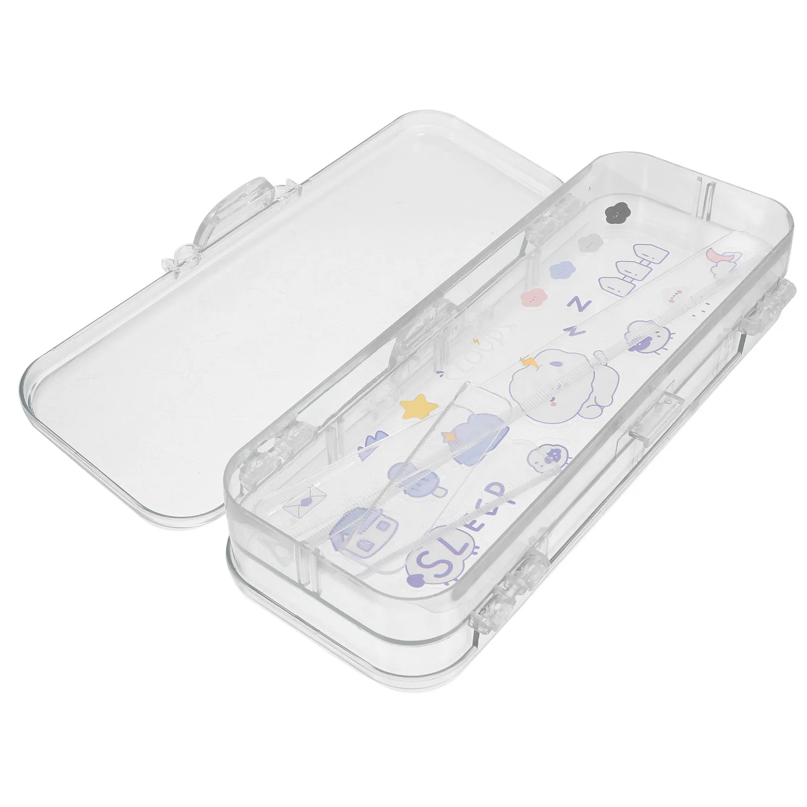 Прозрачный контейнер для канцелярских принадлежностей, прочный пенал для школьных принадлежностей, легко открывается и закрывается, портативный органайзер для ручек
Прозрачный контейнер для канцелярских принадлежностей, прочный пенал для школьных принадлежностей, легко открывается и закрывается, портативный органайзер для ручек