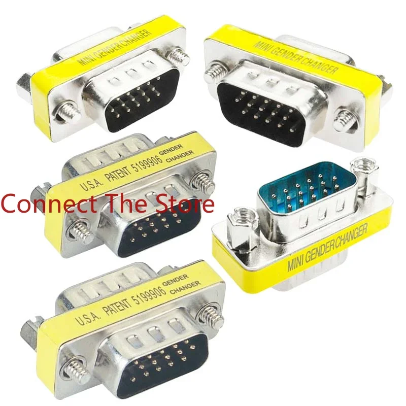 3 шт. Vga Butt Joint VGA Revolution Мужской компьютерный адаптер Конверсионная головка Vga15p
3 шт. Vga Butt Joint VGA Revolution Мужской компьютерный адаптер Конверсионная головка Vga15p