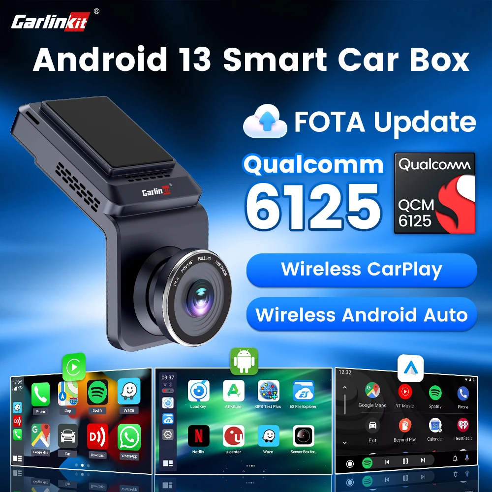 CarlinKit Android 13 TV Box With Recorder Built-in Netflix IPTV GPS QCM6125 8-Core Wireless Android Auto & CarPlay Smart AI Box
CarlinKit Android 13 TV Box With Recorder Built-in Netflix IPTV GPS QCM6125 8-Core Wireless Android Auto & CarPlay Smart AI Box