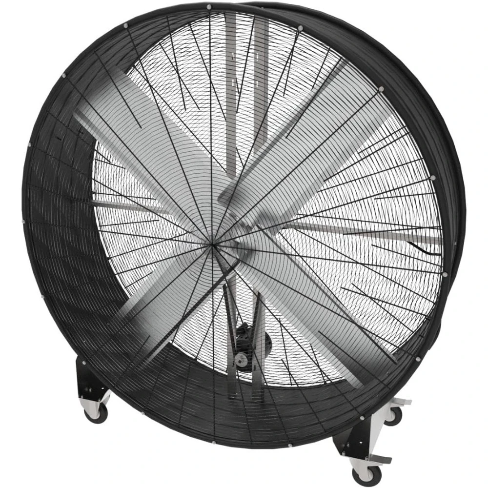 60 Inch High Velocity Industrial Belt Drive Drum Fan | Heavy Duty Barrel Fan with Durable Rolled Steel Housing
60 Inch High Velocity Industrial Belt Drive Drum Fan | Heavy Duty Barrel Fan with Durable Rolled Steel Housing