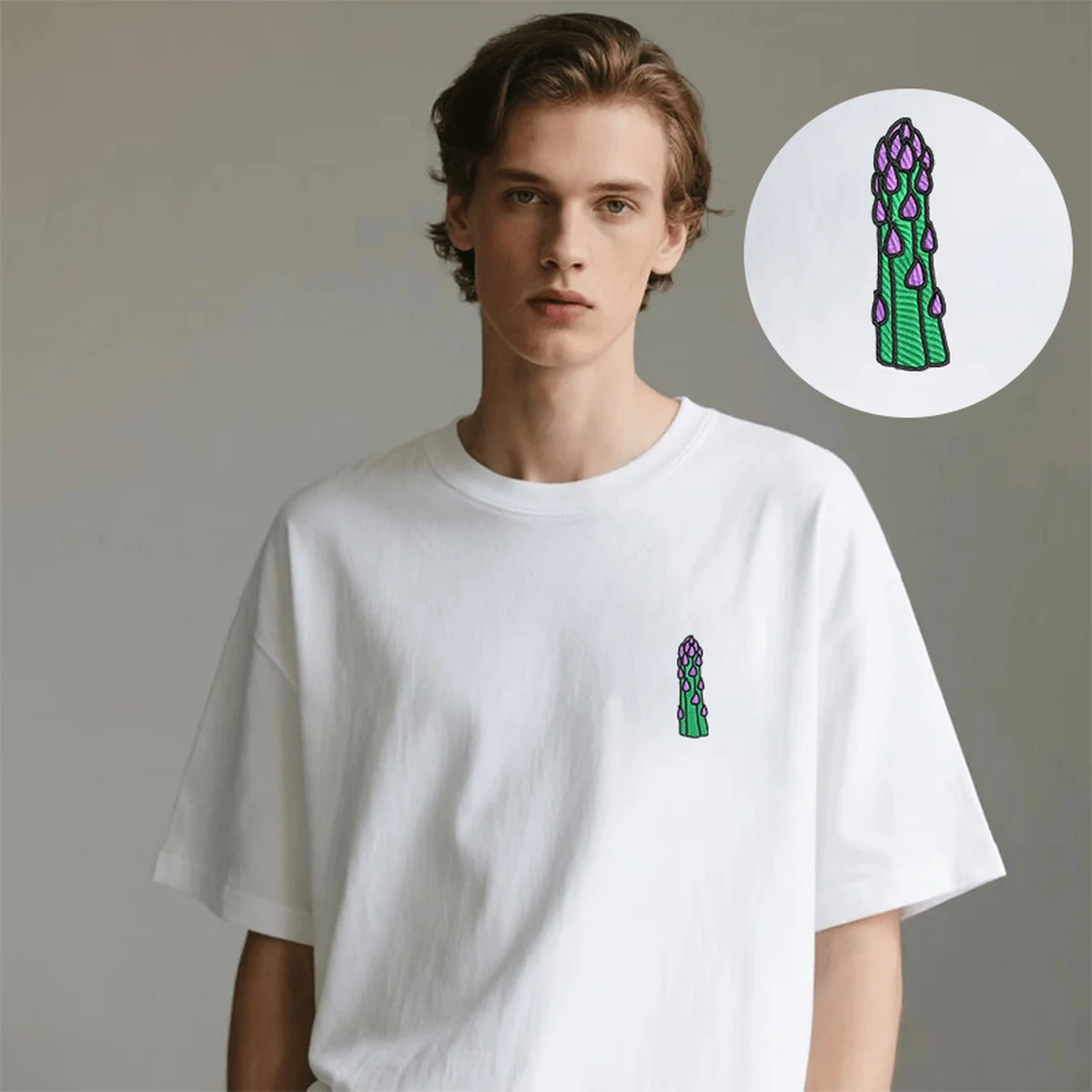 Fresh Men Women T-Shirt Y2K Embroidery Work Luxury Cotton Top Tees Soft Embroideried Asparagus Art Weekends Trendy T-Shirts
Fresh Men Women T-Shirt Y2K Embroidery Work Luxury Cotton Top Tees Soft Embroideried Asparagus Art Weekends Trendy T-Shirts