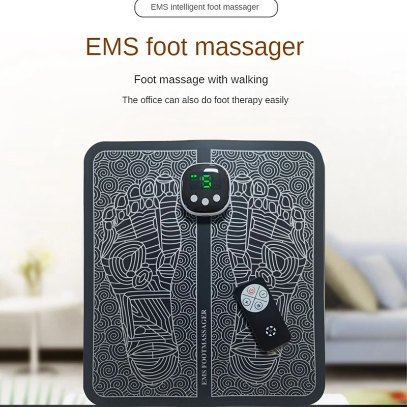 EMS Foot Stimulator Foot Massager Mat Plastic For Pain And Relief Massager For Feet And Improvement Of Muscle Performance
EMS Foot Stimulator Foot Massager Mat Plastic For Pain And Relief Massager For Feet And Improvement Of Muscle Performance