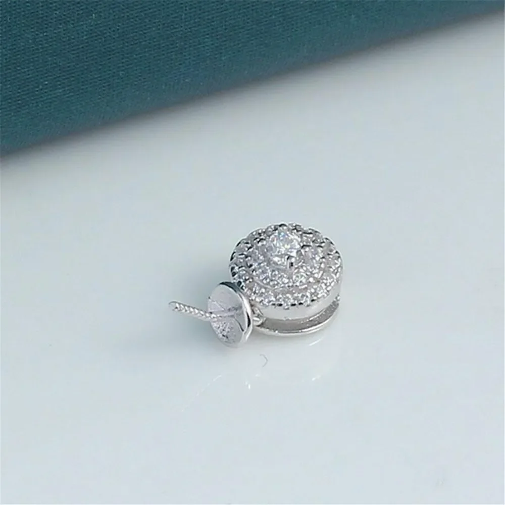 S925 Sterling Silver Pearl Pendant Setting, DIY Empty Bezel Cup Jewelry Supplies for Craft Making, Hollow Prong Pendant Findings
S925 Sterling Silver Pearl Pendant Setting, DIY Empty Bezel Cup Jewelry Supplies for Craft Making, Hollow Prong Pendant Findings