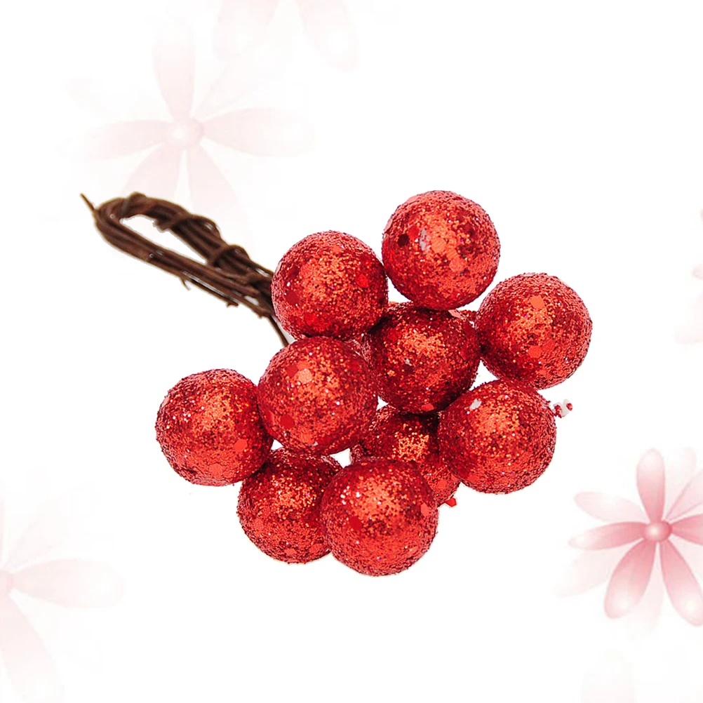 10pcs Christmas Fruit Decorations Artificial Berries Shiny Color for Kitchen Counter Glass Jar Cabinet Store Display Party
10pcs Christmas Fruit Decorations Artificial Berries Shiny Color for Kitchen Counter Glass Jar Cabinet Store Display Party