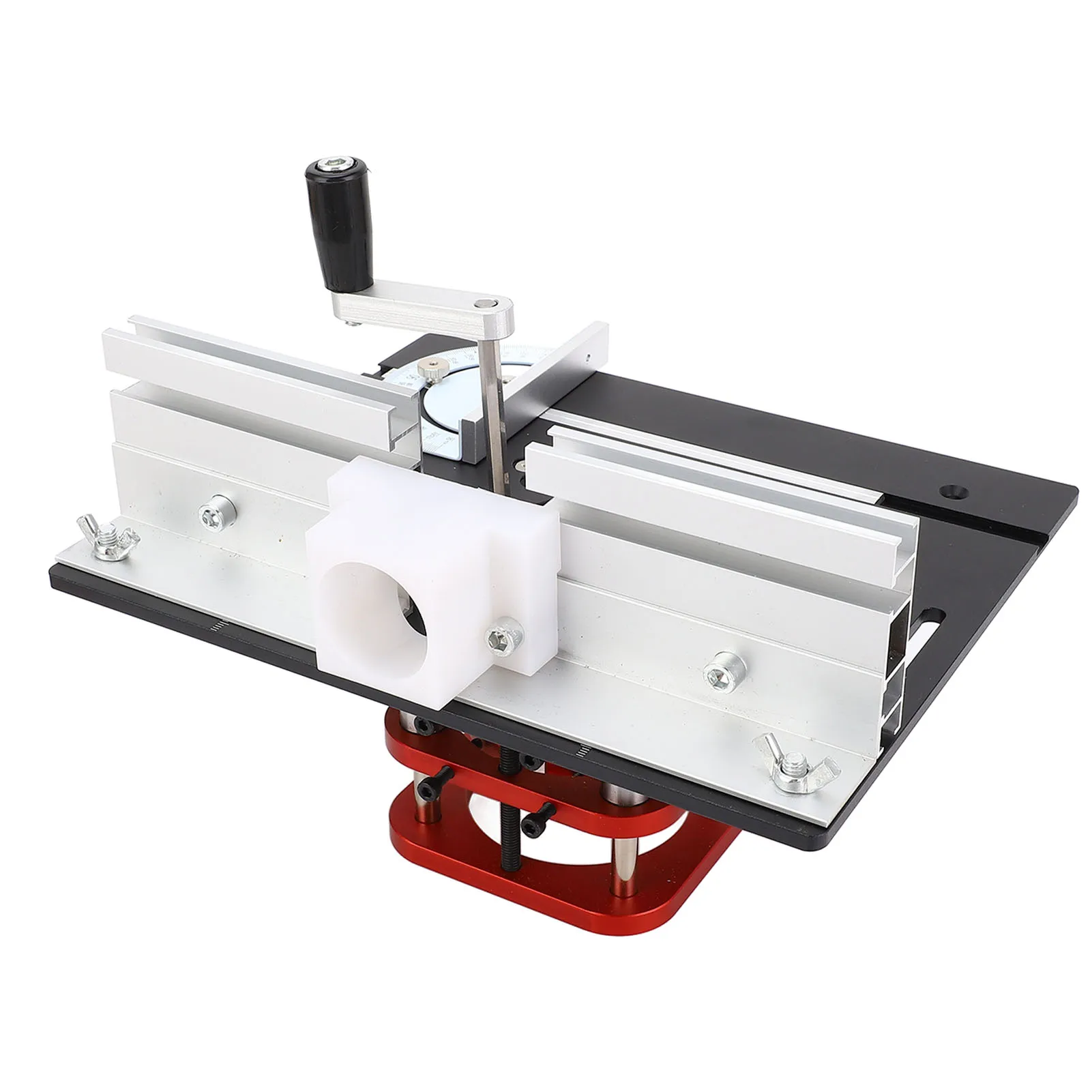 Router Table Base 51mm Stroke Manual Lifting Router Table Lifting System Base for 64 to 66mm Motor Diameters
Router Table Base 51mm Stroke Manual Lifting Router Table Lifting System Base for 64 to 66mm Motor Diameters