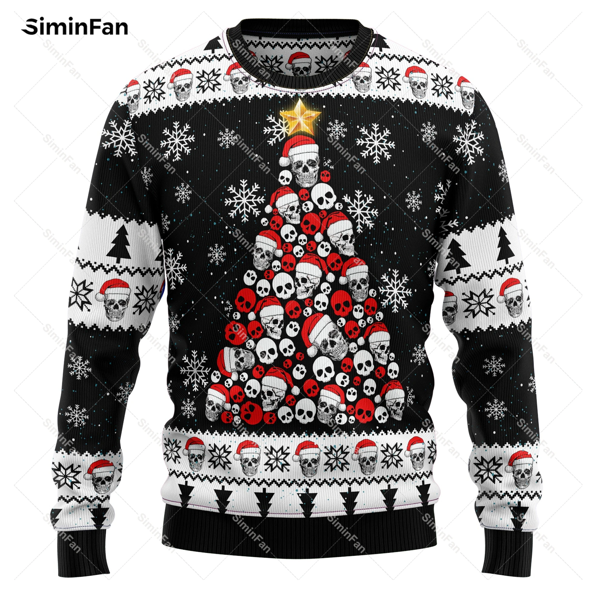 Skull Pine Tree Christmas Sweater 3D All Over Printed Men Pullover Casual Sweatshirt Long Sleeve Shirts Coat Unisex Streetwear
Skull Pine Tree Christmas Sweater 3D All Over Printed Men Pullover Casual Sweatshirt Long Sleeve Shirts Coat Unisex Streetwear