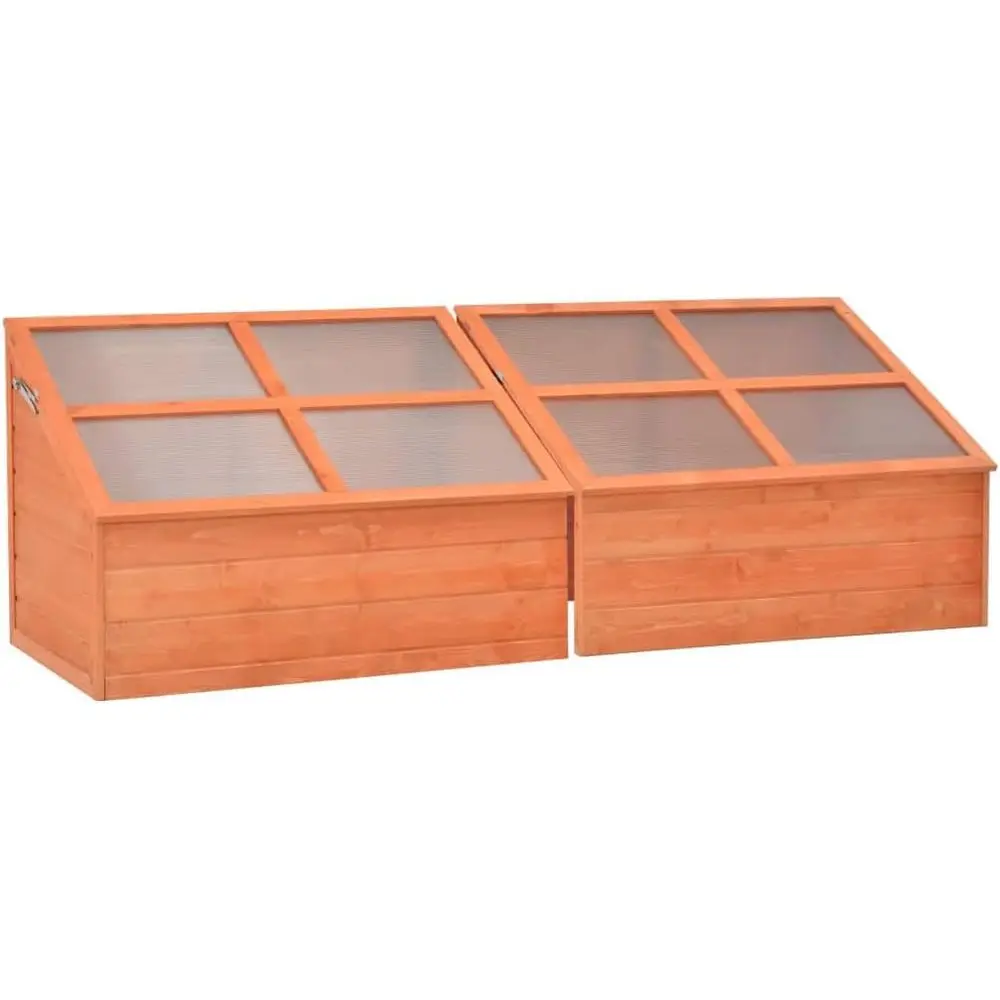 8-Panel Greenhouse with Open Bottom for Cold Weather, Water-Resistant Wooden Planter Bed for Herbs and Plants, 70.9x22.4x24.4
8-Panel Greenhouse with Open Bottom for Cold Weather, Water-Resistant Wooden Planter Bed for Herbs and Plants, 70.9x22.4x24.4