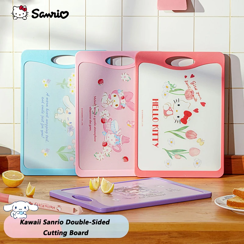 Двухсторонняя разделочная доска Sanrio с аниме Hello Kitty, антибактериальная Антибактериальная разделочная доска из нержавеющей стали, милые кухонные принадлежности
Двухсторонняя разделочная доска Sanrio с аниме Hello Kitty, антибактериальная Антибактериальная разделочная доска из нержавеющей стали, милые кухонные принадлежности