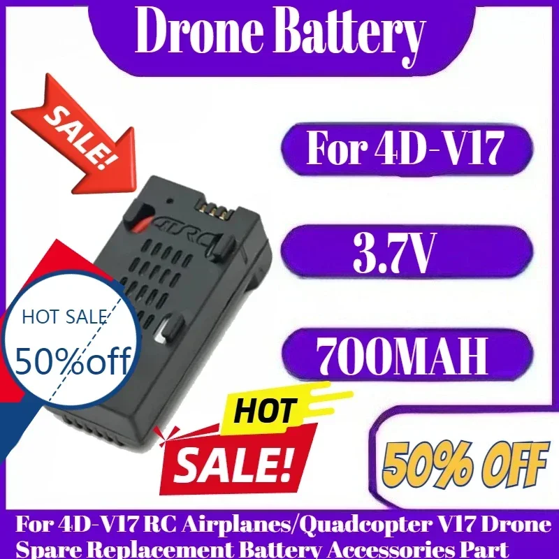 3,7 В 700 мАч 4DRC V17 аккумулятор для 4D-V17 RC самолетов/квадрокоптеров V17 дрон запасной сменный аккумулятор аксессуары часть
3,7 В 700 мАч 4DRC V17 аккумулятор для 4D-V17 RC самолетов/квадрокоптеров V17 дрон запасной сменный аккумулятор аксессуары часть