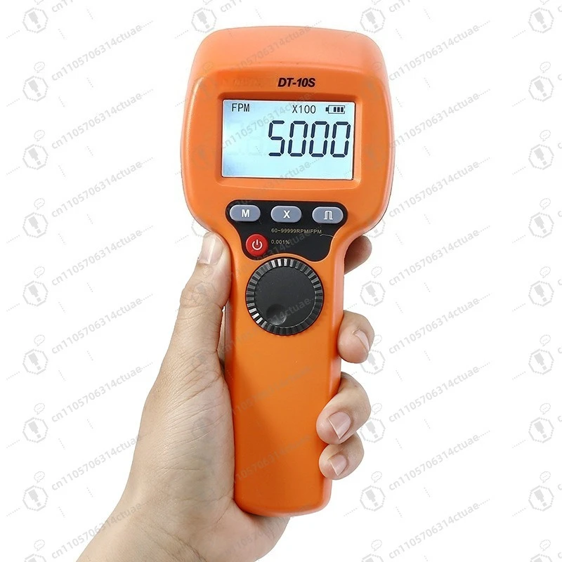 Цифровой бесконтактный тахометр DT10S со светодиодным стробоскопом и высокоточным дисплеем для промышленного измерения скорости
Цифровой бесконтактный тахометр DT10S со светодиодным стробоскопом и высокоточным дисплеем для промышленного измерения скорости