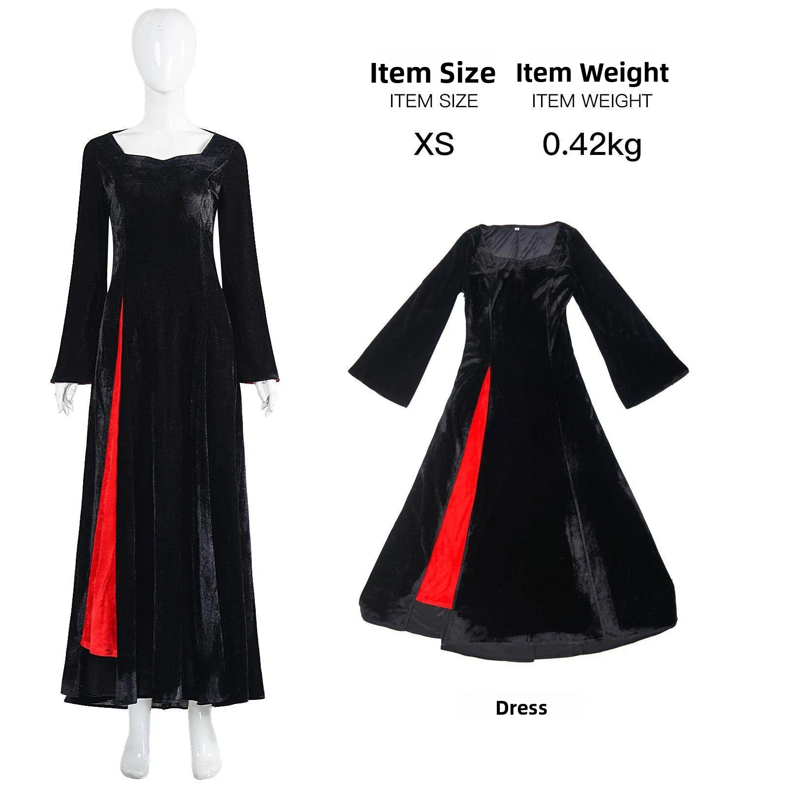 Black Dress Second Season Cosplay Costume Movie Role Performance Halloween Adams Family Outfit Women's Traditional Clothing
Black Dress Second Season Cosplay Costume Movie Role Performance Halloween Adams Family Outfit Women's Traditional Clothing