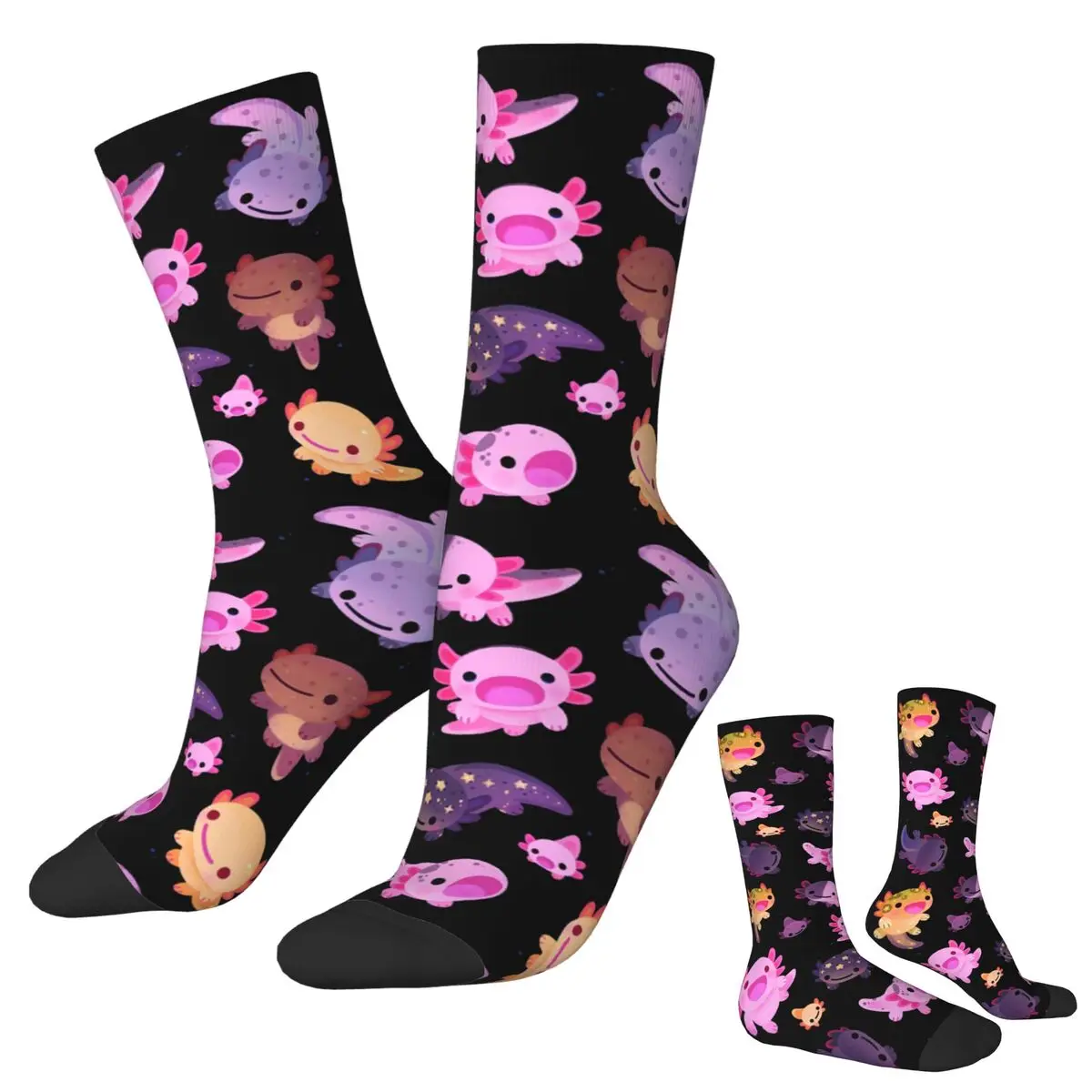 Носки Happy Axolotl в стиле Харадзюку, впитывающие пот чулки, всесезонные длинные носки, аксессуары для мужчин и женщин, рождественские подарки 
Носки Happy Axolotl в стиле Харадзюку, впитывающие пот чулки, всесезонные длинные носки, аксессуары для мужчин и женщин, рождественские подарки