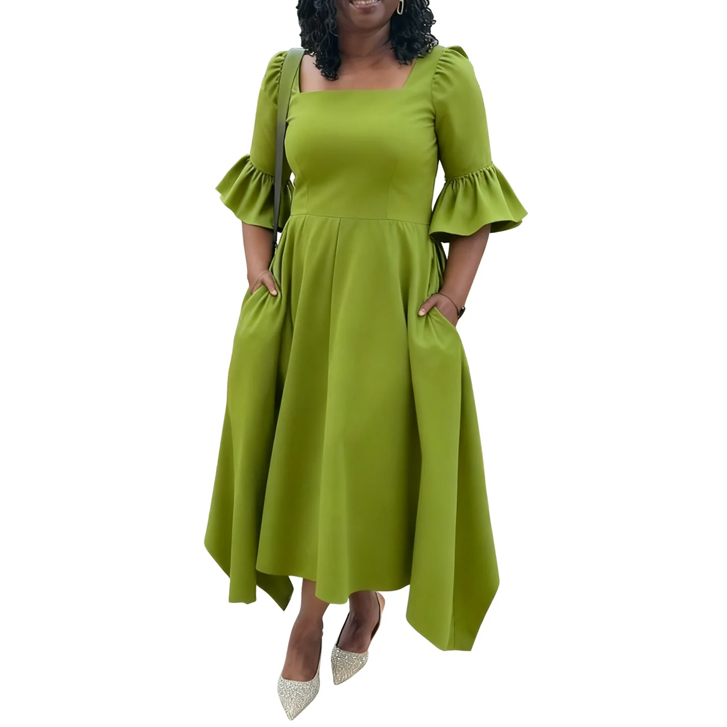 L-4XL Plus Size African Dresses for Women Autumn Winter Elegant African Half Sleeve Polyester Long Dress Dashiki Africa Clothing
L-4XL Plus Size African Dresses for Women Autumn Winter Elegant African Half Sleeve Polyester Long Dress Dashiki Africa Clothing