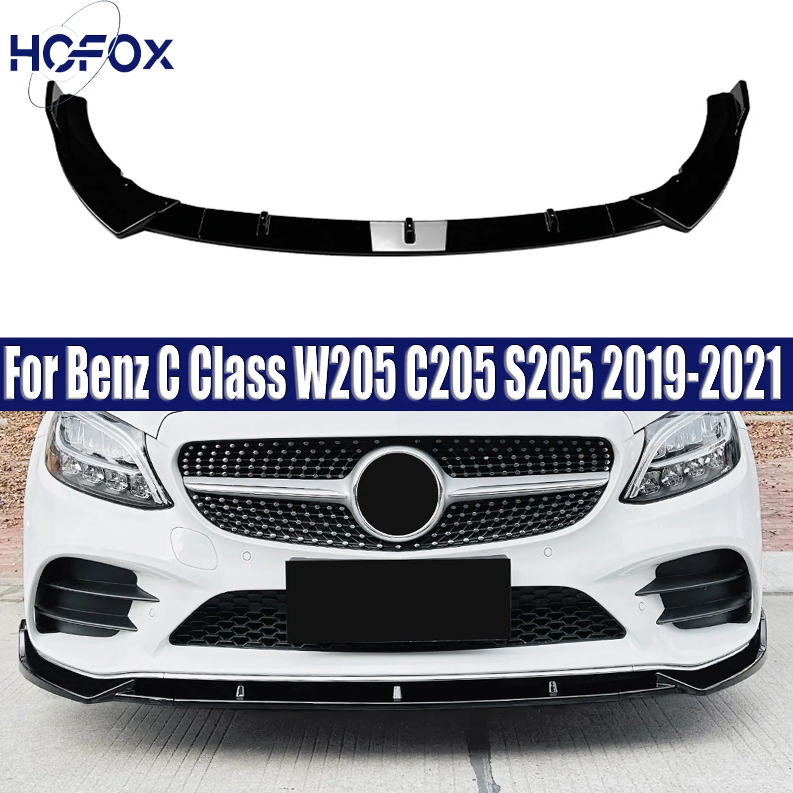 For Mercedes-Benz C Class W205 C205 S205 2019-2021 Car Front Bumper Lip Spoiler Splitter Canard Lip Diffuser
For Mercedes-Benz C Class W205 C205 S205 2019-2021 Car Front Bumper Lip Spoiler Splitter Canard Lip Diffuser