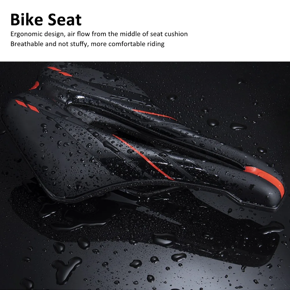 PC and Silicone Bike Seat Soft Breathable Bicycle Saddle Shock Absorption Ergonomic Bicycle Saddle Replacement Bike Accessory
PC and Silicone Bike Seat Soft Breathable Bicycle Saddle Shock Absorption Ergonomic Bicycle Saddle Replacement Bike Accessory