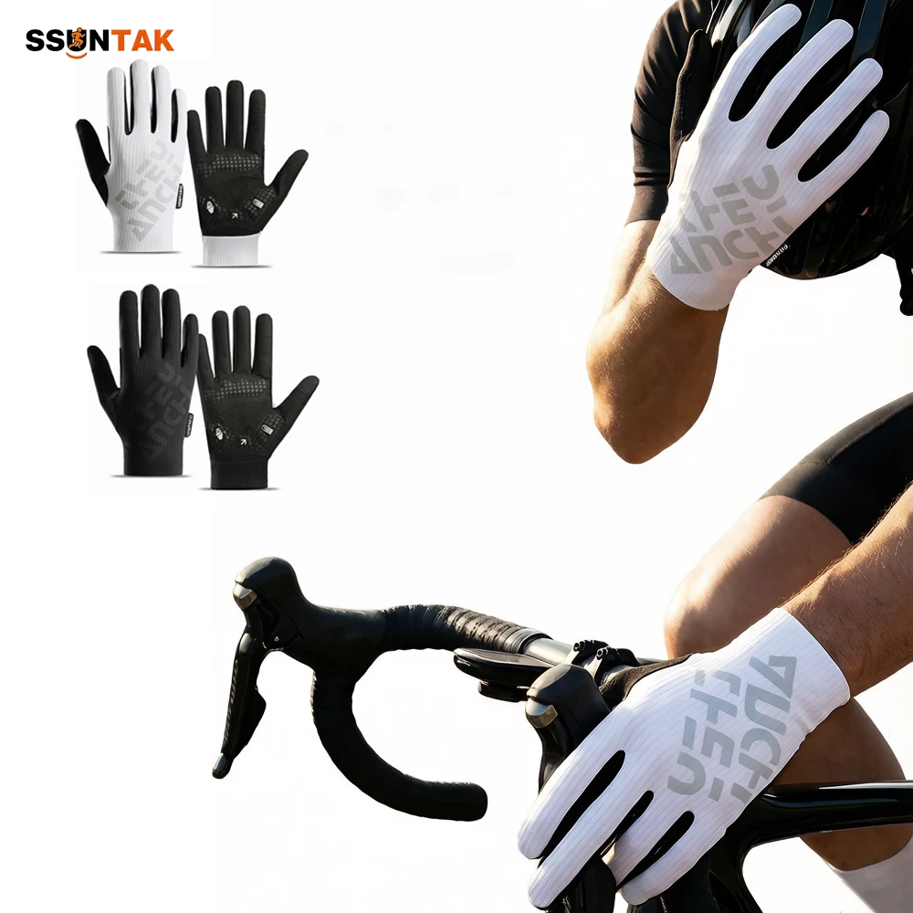 SSUNTAK Professional Cycling Gloves with 3D SBR Palm Pad Breathable Quick-Dry Touchscreen Gloves for Bike Riding Shock-Absorbing
SSUNTAK Professional Cycling Gloves with 3D SBR Palm Pad Breathable Quick-Dry Touchscreen Gloves for Bike Riding Shock-Absorbing
