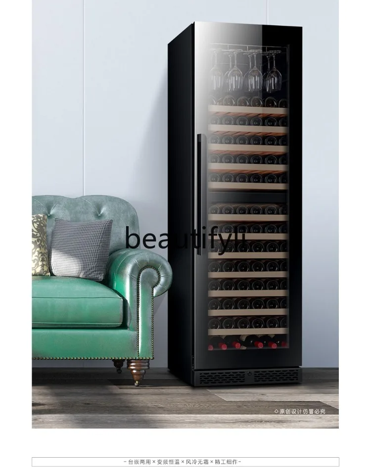 Inverter Large Capacity Red Constant Temperature Wine Cabinet Household Compressor Refrigerated Cabinet Embedded
Inverter Large Capacity Red Constant Temperature Wine Cabinet Household Compressor Refrigerated Cabinet Embedded