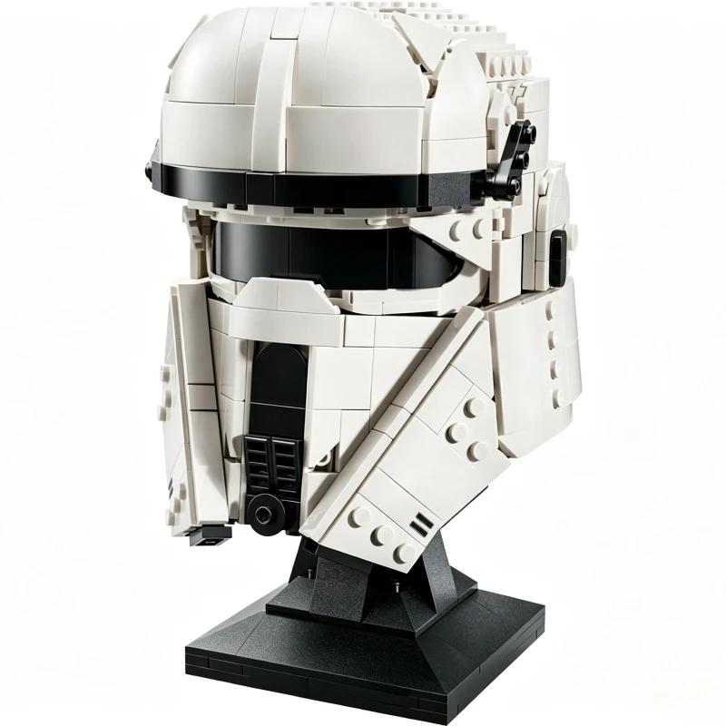 775pcs Imperial Remnant AT-RT Driver Helmet Model Moc Building Blocks Bricks Diy Education Assembly Toys Birthday Gifts
775pcs Imperial Remnant AT-RT Driver Helmet Model Moc Building Blocks Bricks Diy Education Assembly Toys Birthday Gifts