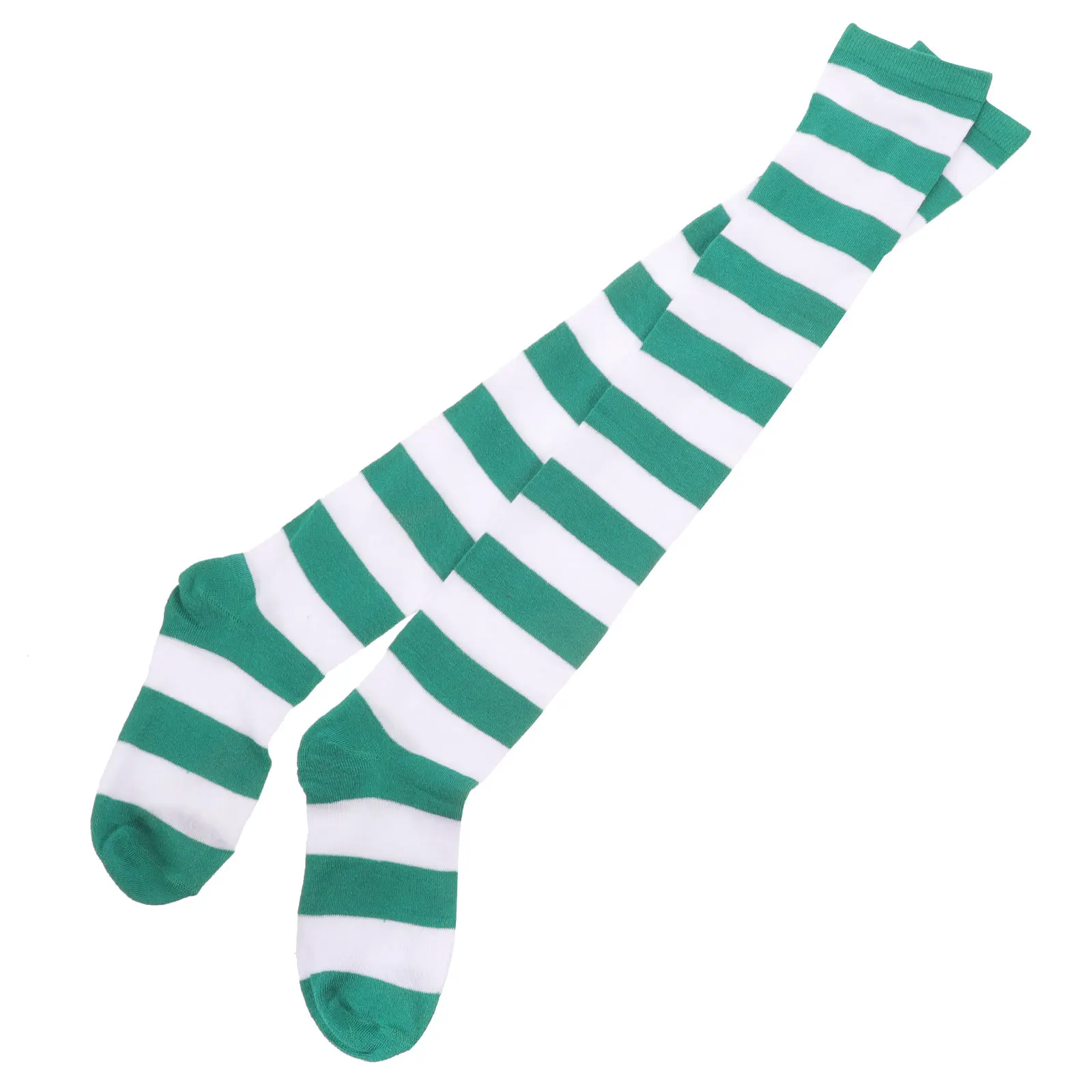 Green White Striped Socks Over Knee Stockings Women High Thigh Warmers Wide Trendy Polyester Spring Autumn Costumes Cosplay
Green White Striped Socks Over Knee Stockings Women High Thigh Warmers Wide Trendy Polyester Spring Autumn Costumes Cosplay