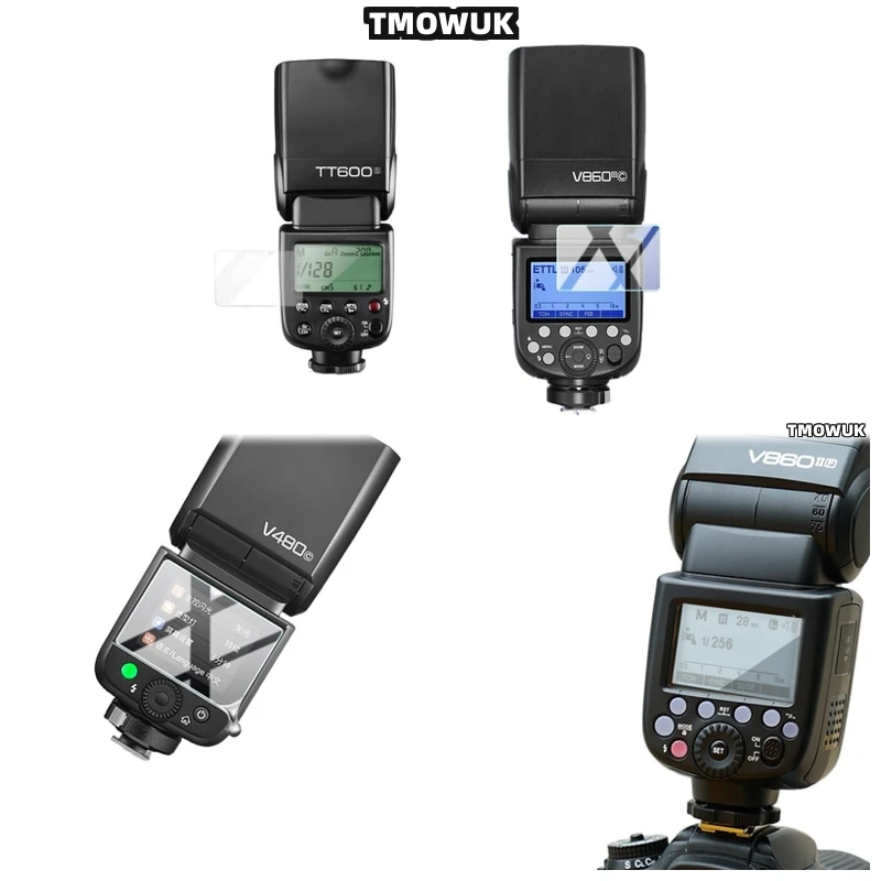 For Godox X3 V100 V1 Pro AD600BM V860 III V850 III TT685 II V480 - Durable & Clear Tempered Glass Flash Light Screen Protector
For Godox X3 V100 V1 Pro AD600BM V860 III V850 III TT685 II V480 - Durable & Clear Tempered Glass Flash Light Screen Protector