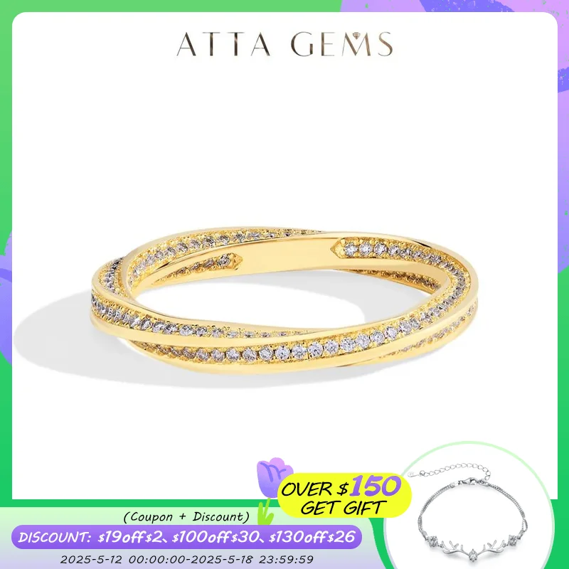 ATTAGEMS Кольца из чистого золота 18K 14K 10K с муассанитом D VVS1 Цвет Алмазный винт Вечность Обручальное кольцо Изящные ювелирные изделия Подарок для женщин и мужчин
ATTAGEMS Кольца из чистого золота 18K 14K 10K с муассанитом D VVS1 Цвет Алмазный винт Вечность Обручальное кольцо Изящные ювелирные изделия Подарок для женщин и мужчин