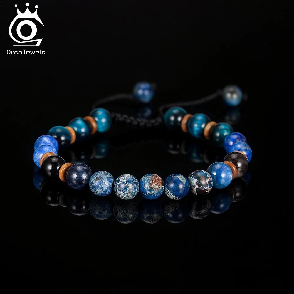ORSA JEWELS Healing Crystals Bracelet Natural Stone Beaded Stretch Bracelet Meditation Relax Anxiety for Women Men Jewelry GMB73
ORSA JEWELS Healing Crystals Bracelet Natural Stone Beaded Stretch Bracelet Meditation Relax Anxiety for Women Men Jewelry GMB73