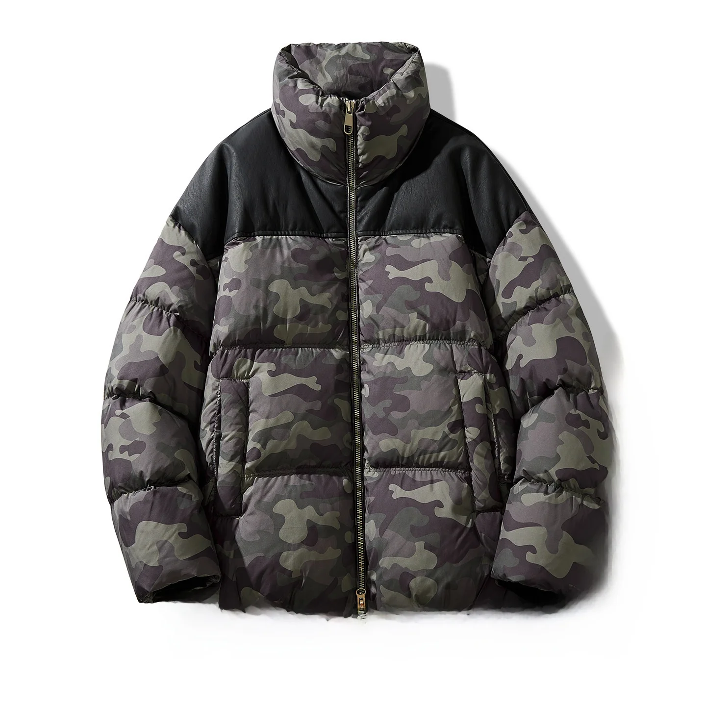 Men's Faionable Camouflage Patchwork down Jaet Thi Warm White Du Feather Winter Coat Ci Casual ort Sle Zipper
Men's Faionable Camouflage Patchwork down Jaet Thi Warm White Du Feather Winter Coat Ci Casual ort Sle Zipper