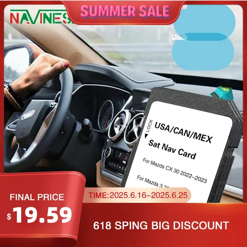 for Mazda 3 CX-30 Car Sat Nav SD Card Navigation Latest Update USA/CAN/MEX GPS Map Car Accessories 16GB Free Shipping
for Mazda 3 CX-30 Car Sat Nav SD Card Navigation Latest Update USA/CAN/MEX GPS Map Car Accessories 16GB Free Shipping