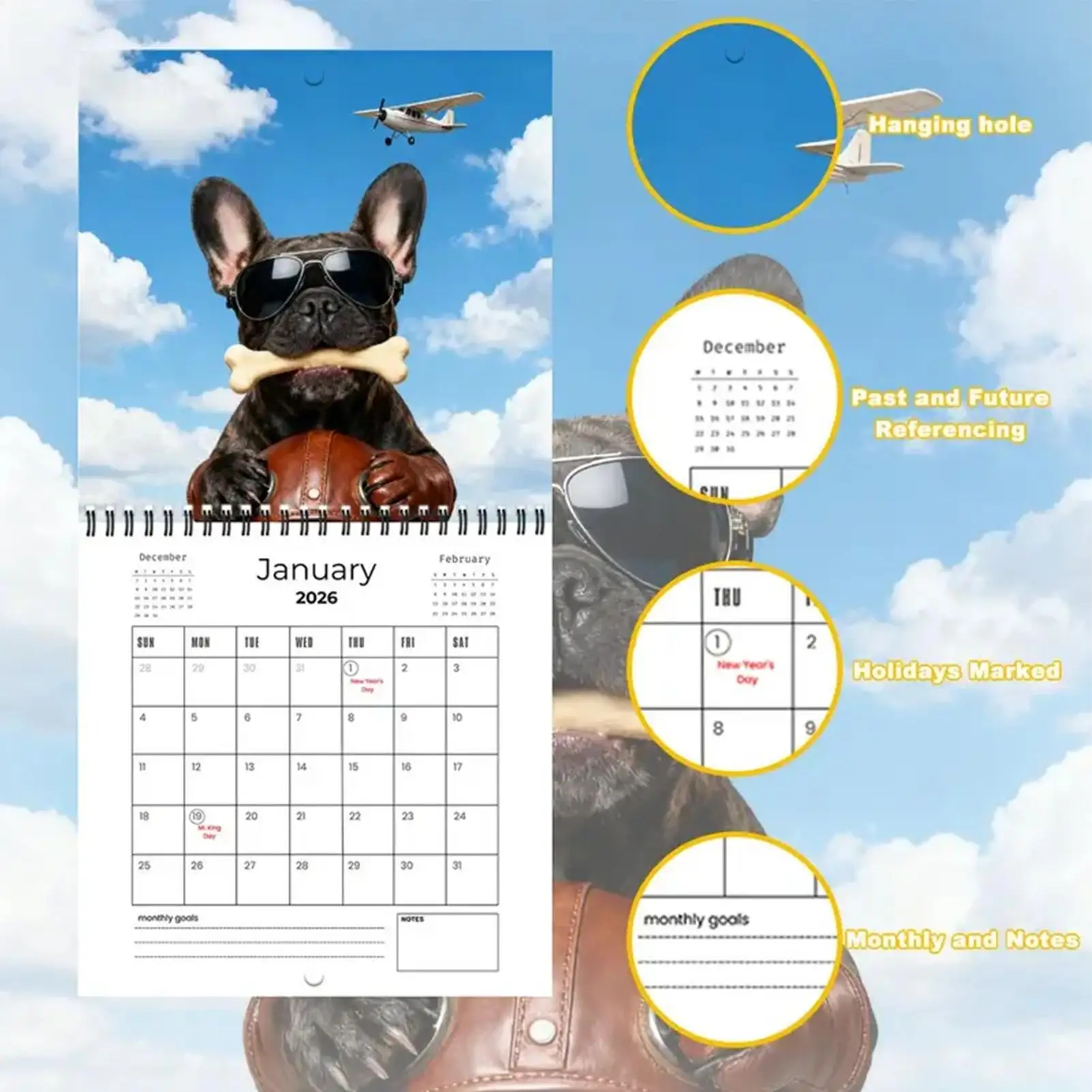 Wall Calendar 2026 Weekly Daily Ruled Blocks French Bulldog 2026 Calendar Planner for Academic Appointment Home Office School
Wall Calendar 2026 Weekly Daily Ruled Blocks French Bulldog 2026 Calendar Planner for Academic Appointment Home Office School