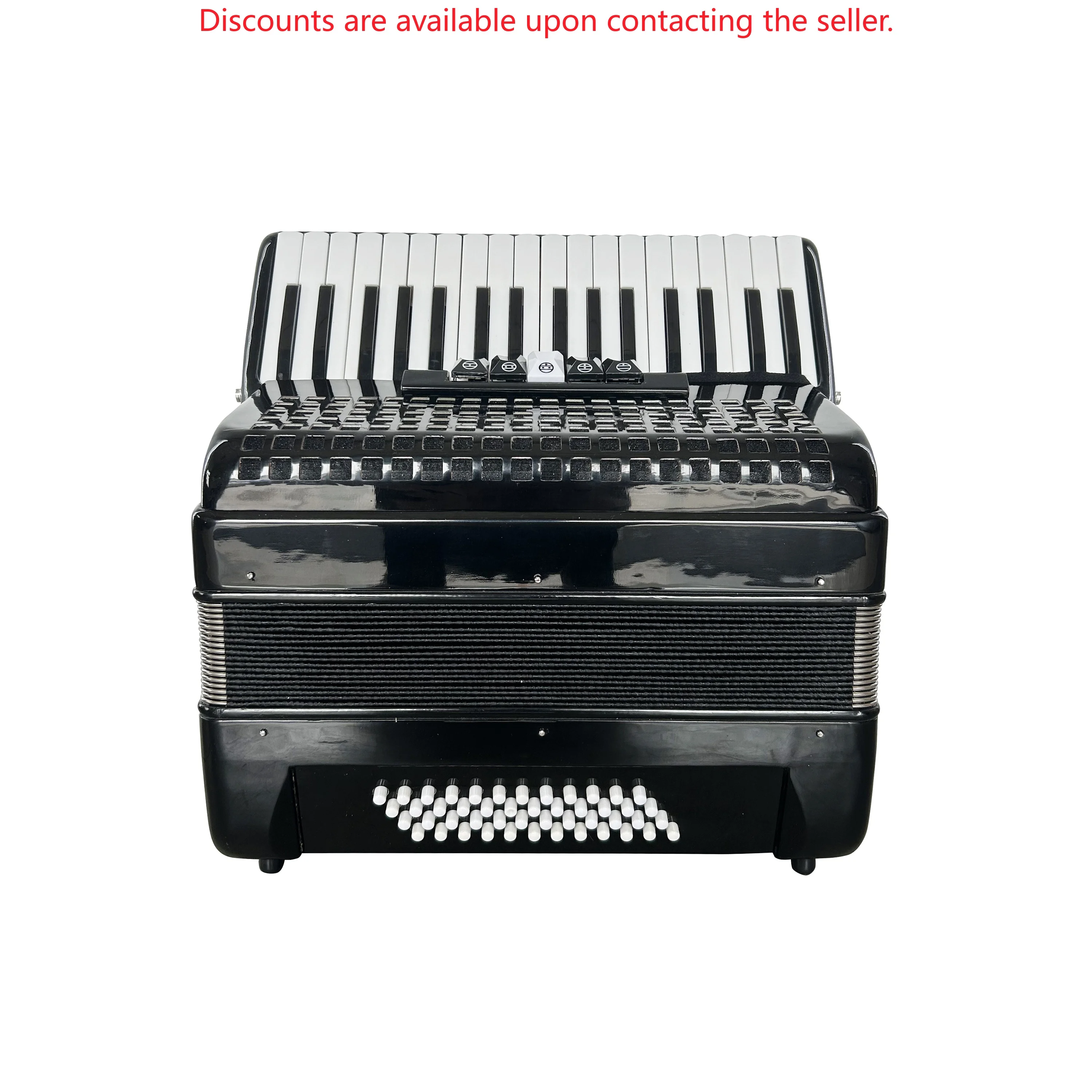 Профессиональная OEM-хроматическая клавиатура для фортепиано из черного дерева, аккордеон JP3448 с 34 клавишами, 48 басов, 5 регистров
Профессиональная OEM-хроматическая клавиатура для фортепиано из черного дерева, аккордеон JP3448 с 34 клавишами, 48 басов, 5 регистров