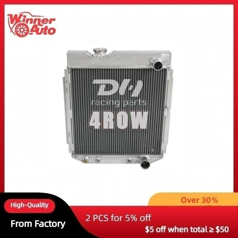 4Row Aluminum Radiator Fit Ford 1963-66 Mustang/Falcon Mercury AT/MT V8 CC259 l6
4Row Aluminum Radiator Fit Ford 1963-66 Mustang/Falcon Mercury AT/MT V8 CC259 l6