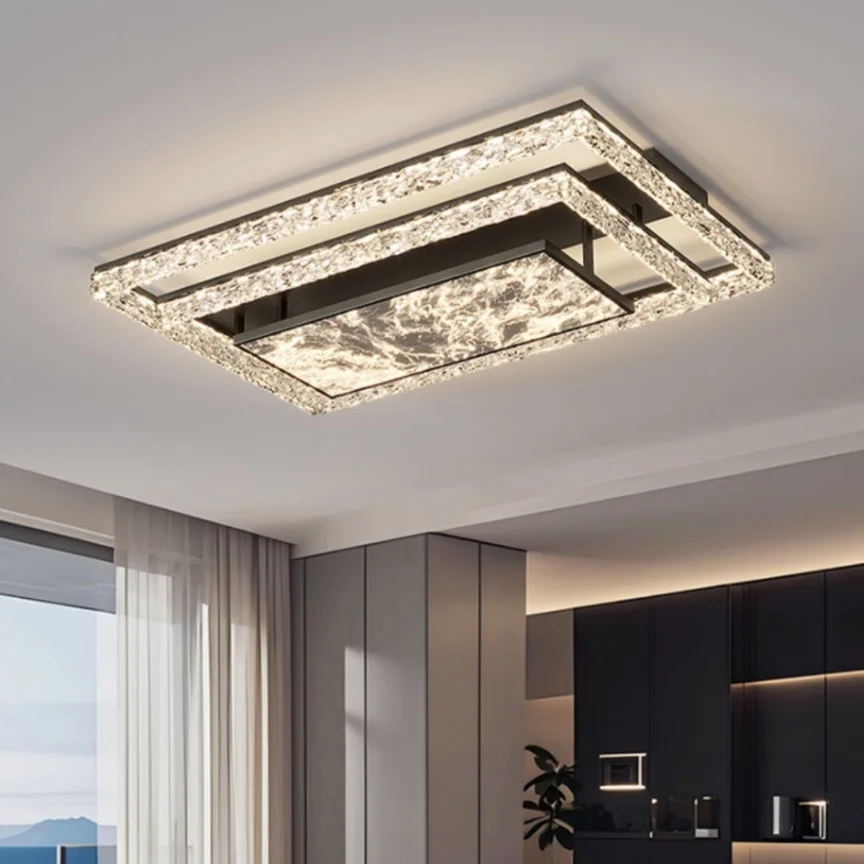 Living Room Light Italian Style Luxury Atmosphere Nordic Style Eye Protection Simple Modern Main Light Rectangular Ceiling Light
Living Room Light Italian Style Luxury Atmosphere Nordic Style Eye Protection Simple Modern Main Light Rectangular Ceiling Light