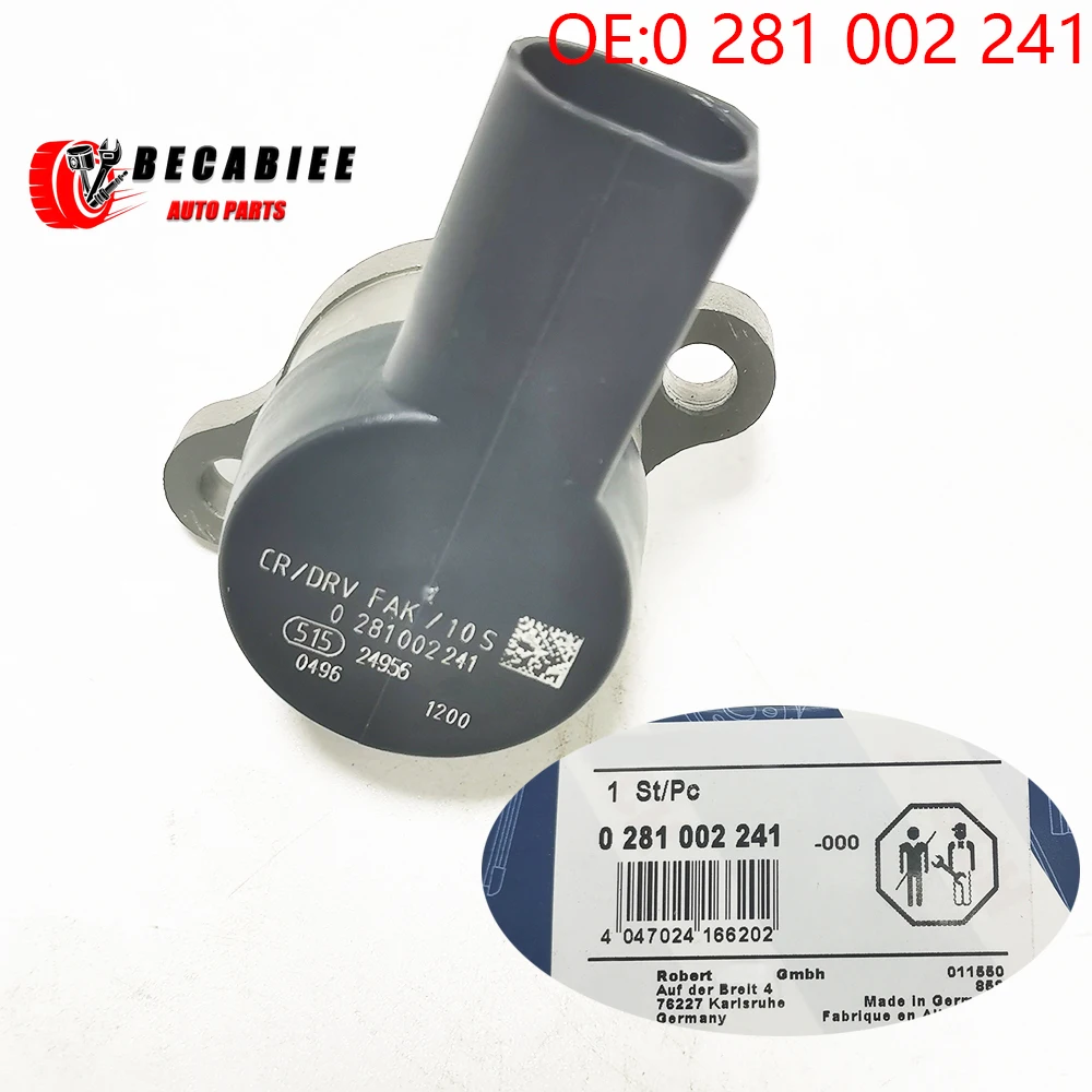 0281002241 A6110780149 Disel Fuel Metering Control Valve Fuel Pump Injection Pressure Regulator for Mercedes-Benz A C E Class
0281002241 A6110780149 Disel Fuel Metering Control Valve Fuel Pump Injection Pressure Regulator for Mercedes-Benz A C E Class