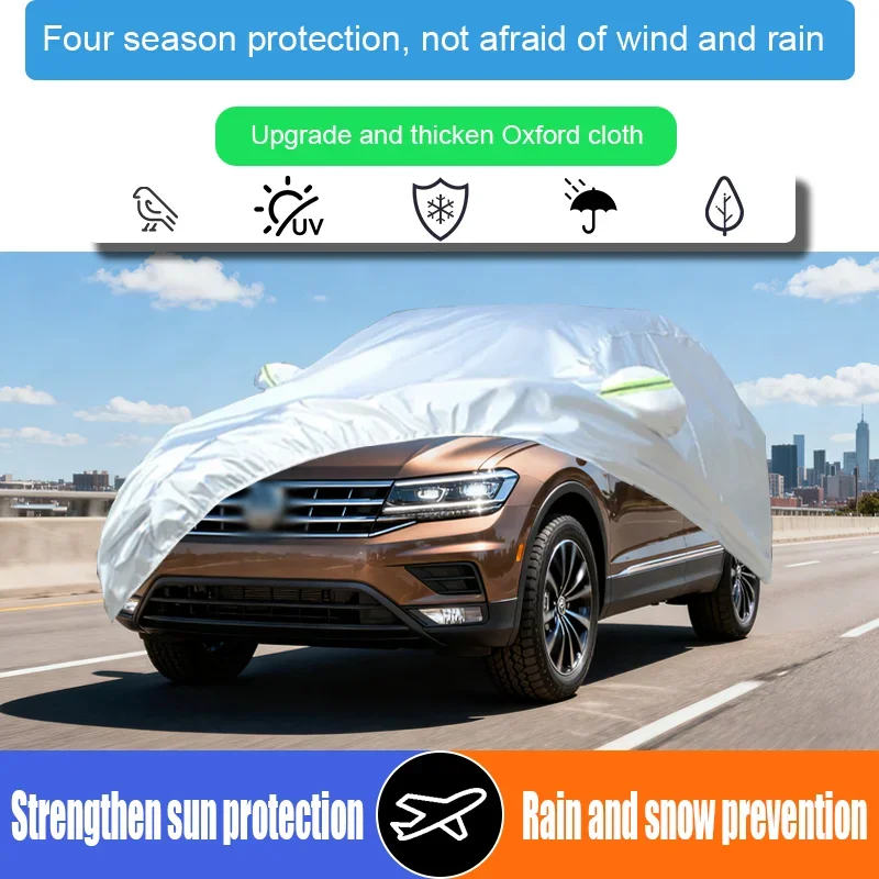 Suitable for Volkswagen Tiguan off-road vehicle cover outdoor anti-ultraviolet sunshade anti-snow rain cover weatherproof
Suitable for Volkswagen Tiguan off-road vehicle cover outdoor anti-ultraviolet sunshade anti-snow rain cover weatherproof