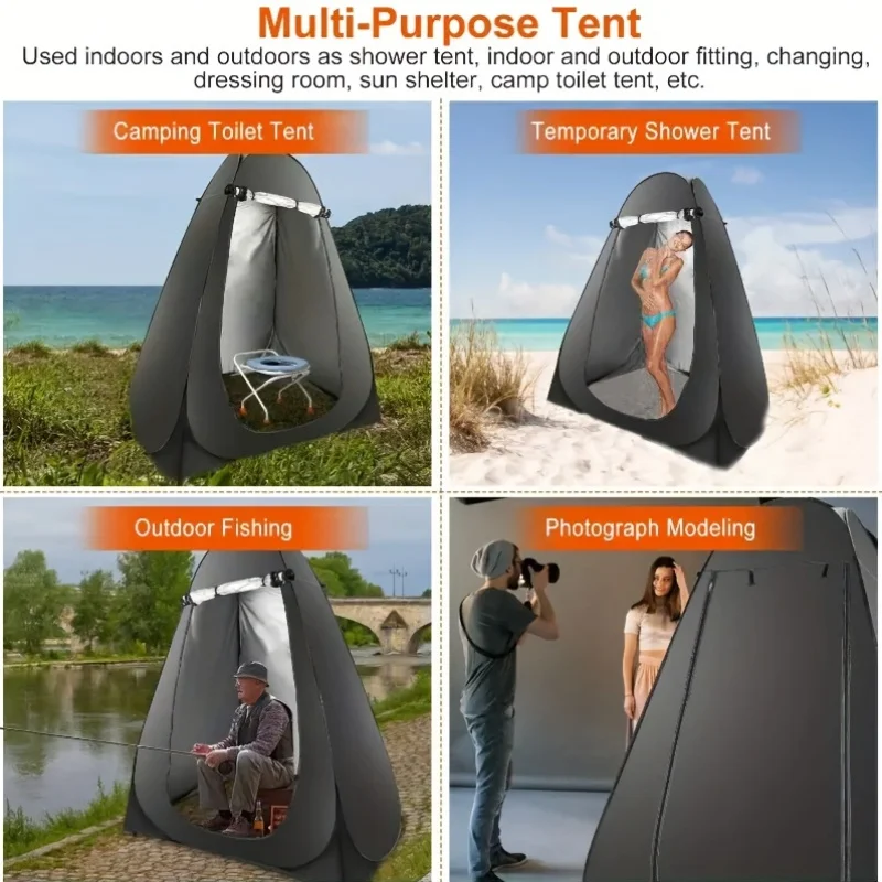 Outdoor Toilet Tent Outdoor Bathing Tent Portable Changing Shower Bathing Pop-Up Tent Clothe Changing Cover No Setup Quick Start
Outdoor Toilet Tent Outdoor Bathing Tent Portable Changing Shower Bathing Pop-Up Tent Clothe Changing Cover No Setup Quick Start